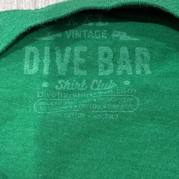 MENS DIVE BAR SHIRT GREEN XXL - Picture 3 of 4